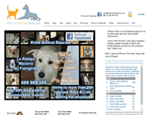 Tablet Screenshot of kimsanimalrescue.com